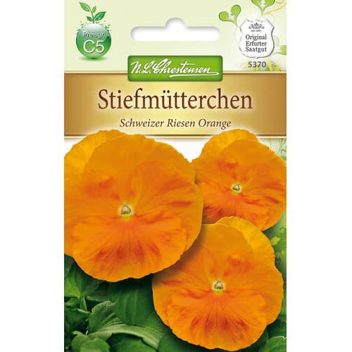 Stiefmütterchen Schweizer Riesen Orange interface.art Bild 1 Stiefmütterchen Schweizer Riesen Orange interface.image 1 interface.art 78966