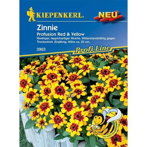 Zinnie Profusion Red & Yellow interface.art Bild 1 Zinnie Profusion Red & Yellow interface.image 1 interface.art 87763